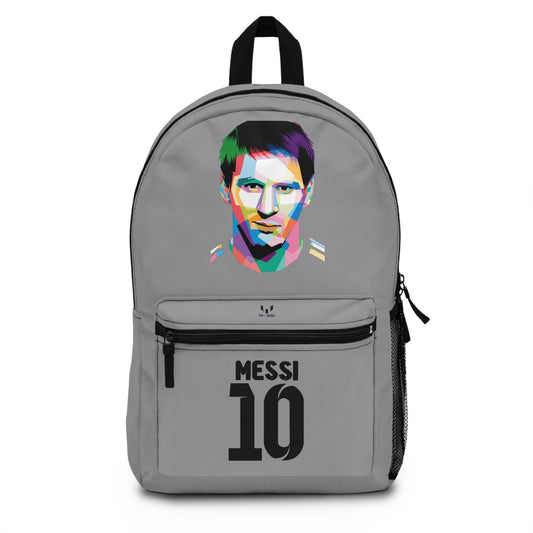 Leo Messi School Backpack for Boys Grey 🎒🏆 ⚽