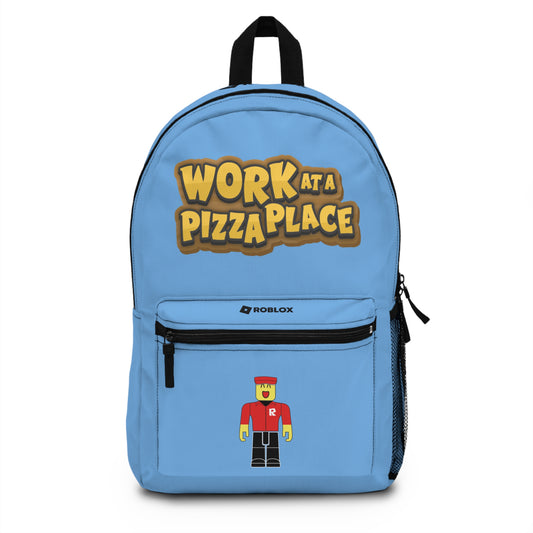 Roblox Pizza Party Backpack Light blue 🍕📚