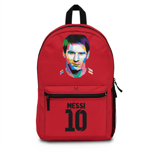 Leo Messi School Backpack for Boys Dark red 🎒🏆 ⚽