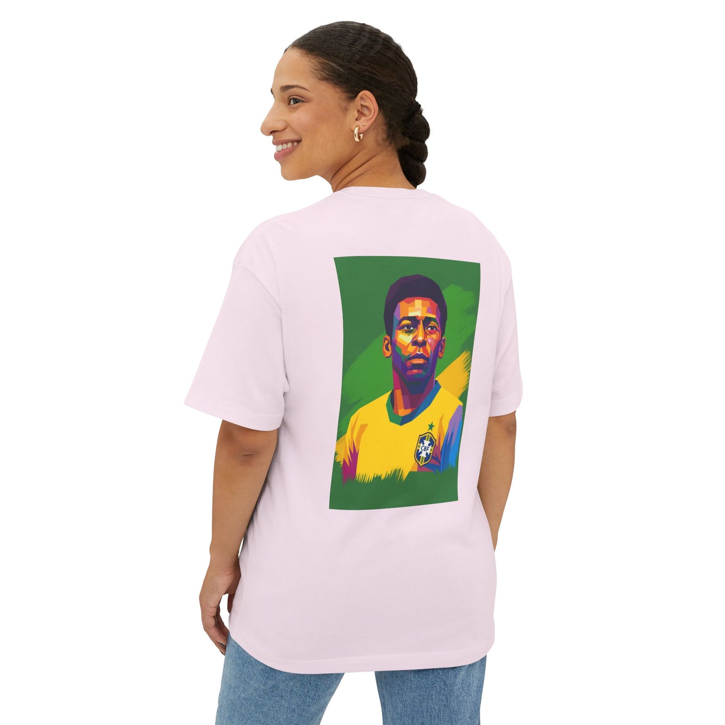 Pelé Oversized Boxy Tee | Brazil 10 Soccer Style 👕 ⚽ 🇧🇷 👑