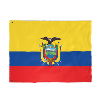 Ecuador Double-Sided Flag — Heavy Duty Outdoor Banner with Grommets