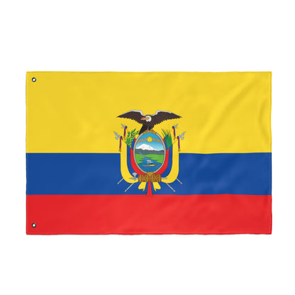 Ecuador Double-Sided Flag — Heavy Duty Outdoor Banner with Grommets