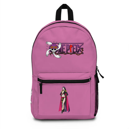 Nico Robin One Piece Premium Anime Backpack Light pink🎒