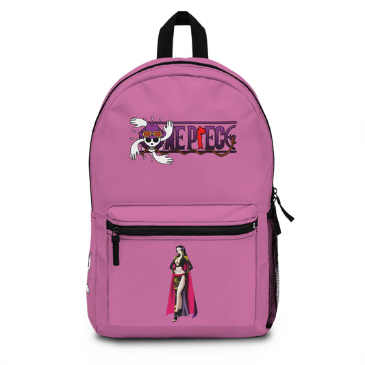 Nico Robin One Piece Premium Anime Backpack Light pink🎒