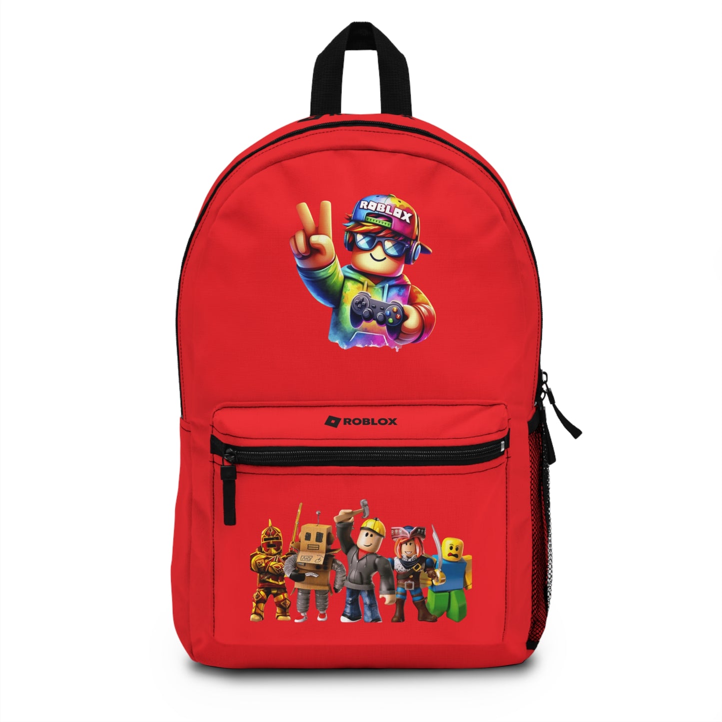 Personalized Roblox Backpack Red 🧵🎮