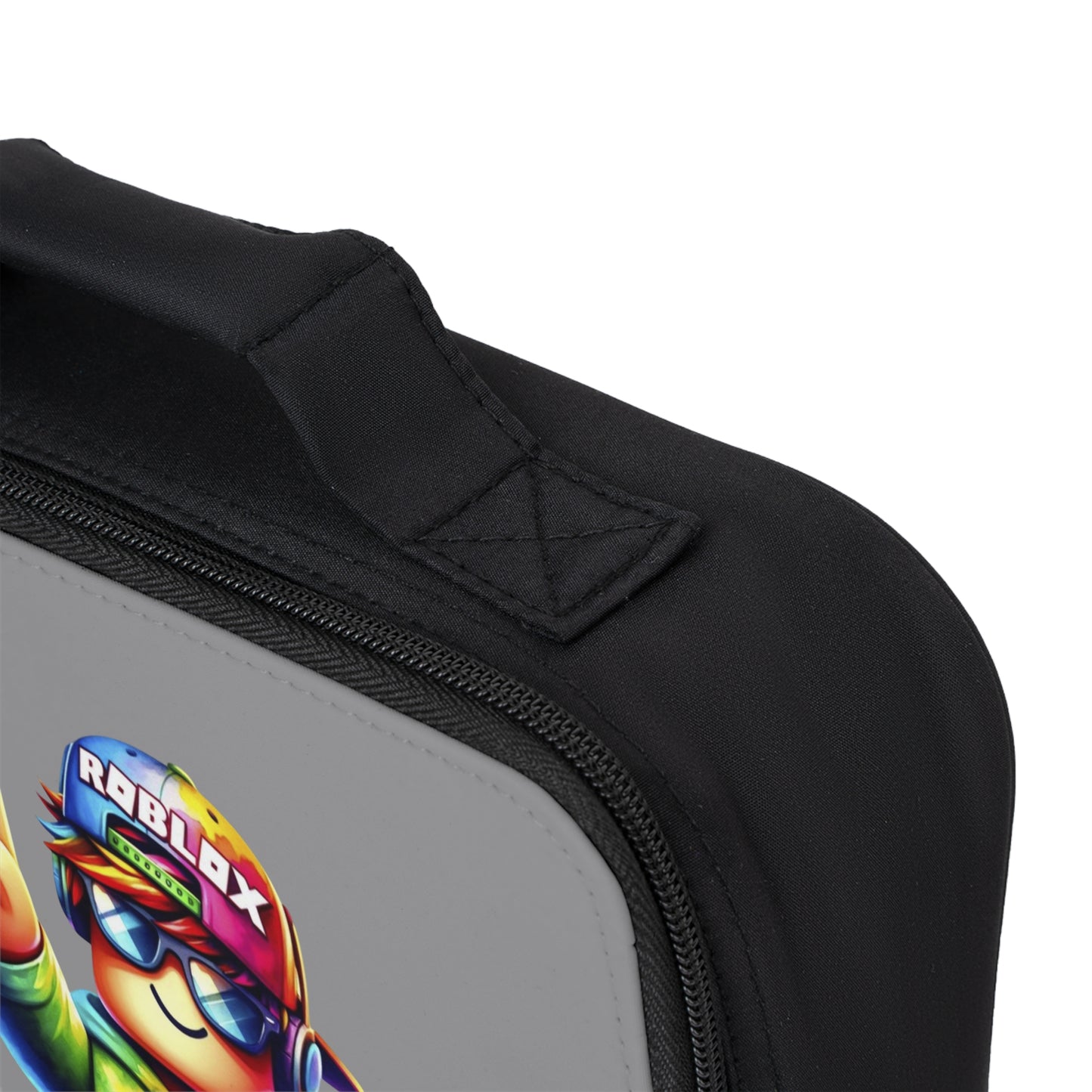 Vibrant Roblox Lunch Box Grey 🌈 🎮🎒