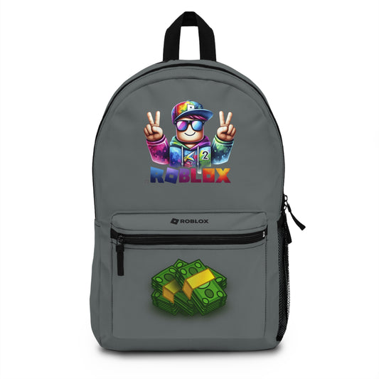 Premium Roblox School Backpack Dark grey 🎒✨