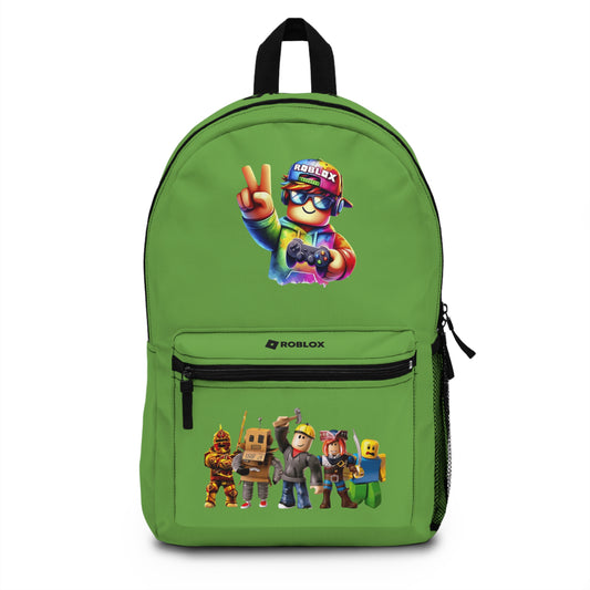 Personalized Roblox Backpack Green 🧵🎮