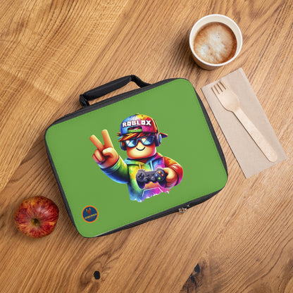 Vibrant Roblox Lunch Box Green 🌈 🎮🎒