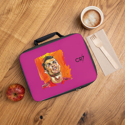 CR7 Cristiano Ronaldo Lunch Bag Pink ⚽🥇