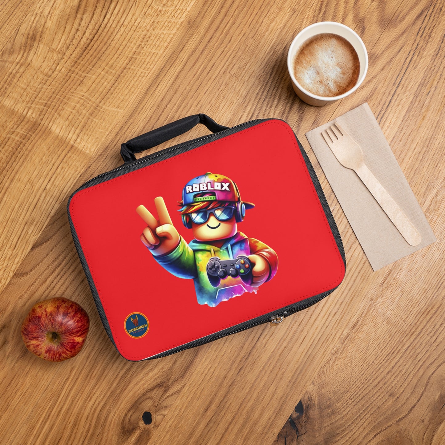 Vibrant Roblox Lunch Box Red 🌈 🎮🎒