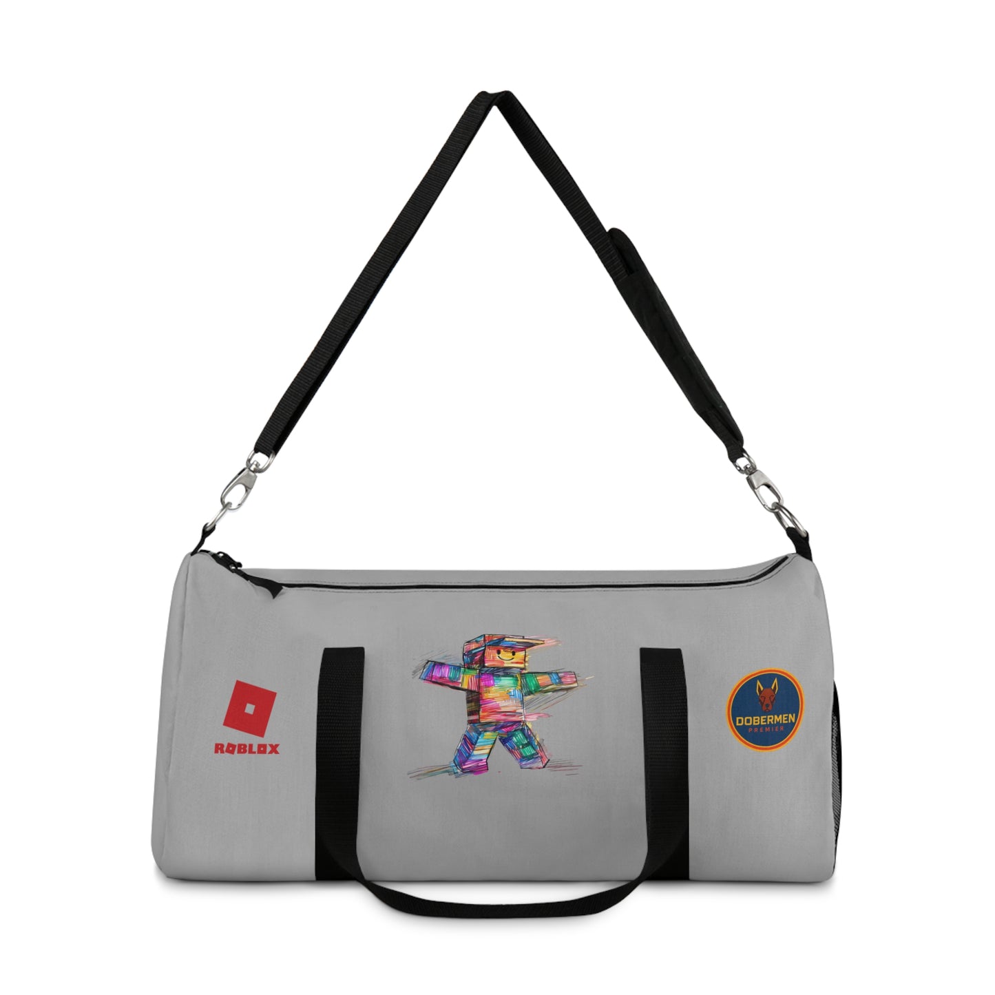 Roblox Themed Duffel Bag Light grey 🧒🕹️ 👧