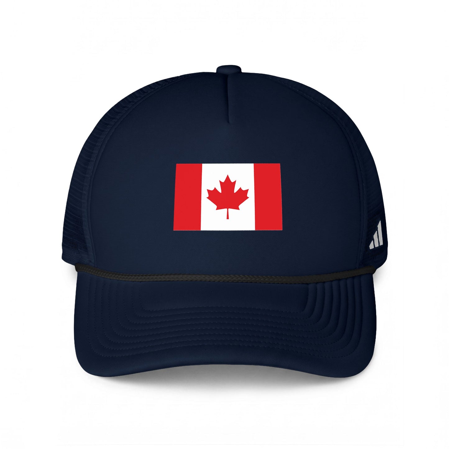 Canada Flag Trucker Hat — Embroidered Maple Leaf Cap