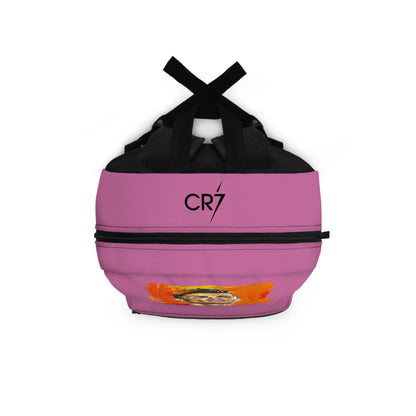 Cristiano Ronaldo CR7 Backpack Light pink ⚽🎒