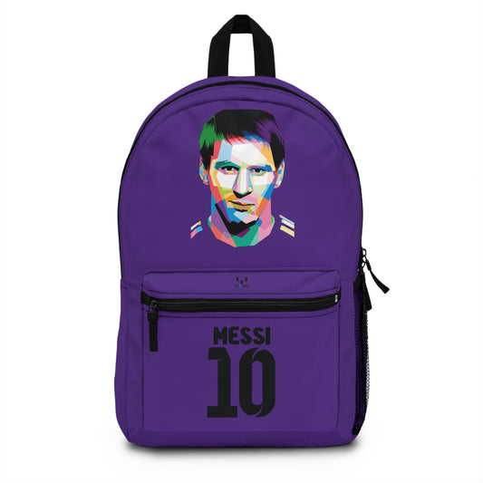 Leo Messi School Backpack for Boys Purple 🎒🏆 ⚽