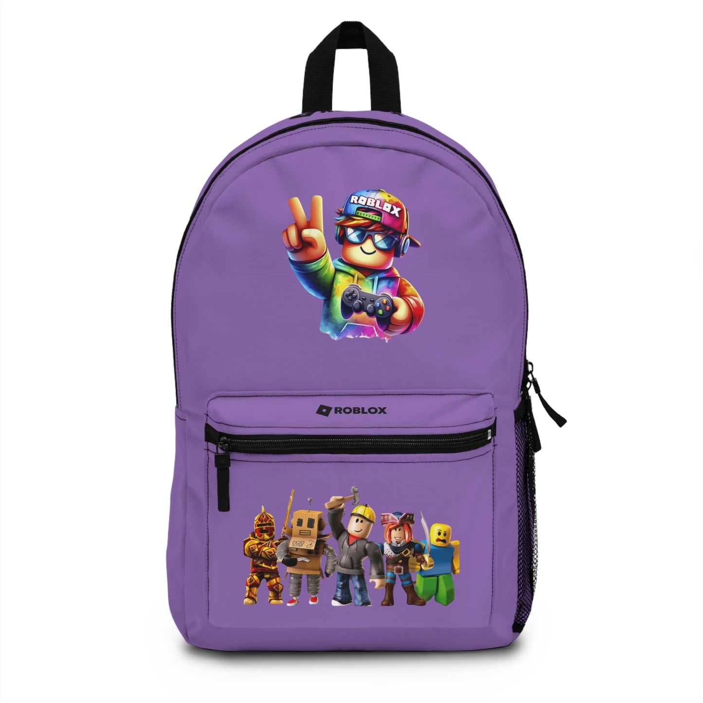 Personalized Roblox Backpack Light purple 🧵🎮