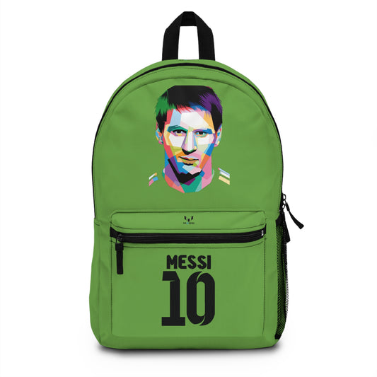 Leo Messi School Backpack for Boys Green 🎒🏆 ⚽