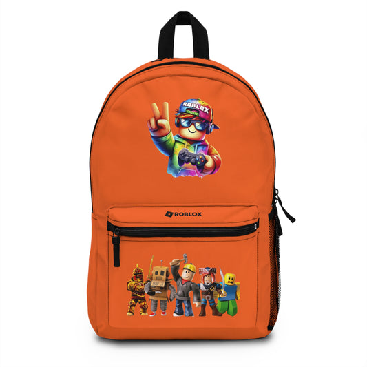 Personalized Roblox Backpack Orange 🧵🎮