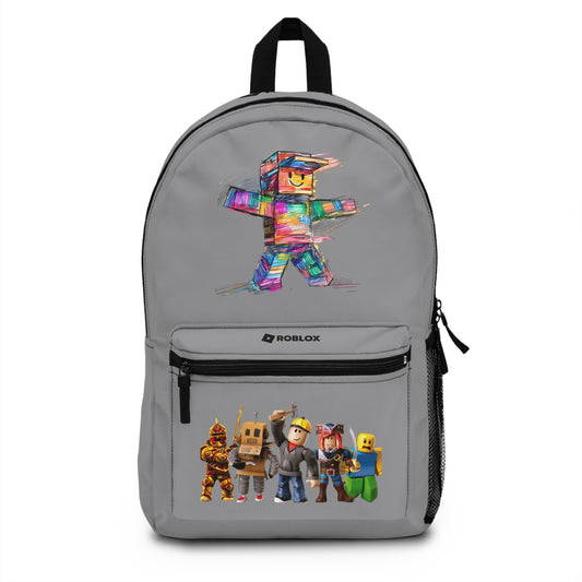 Top-Rated Roblox Backpack for Kids Grey 🏆🎒