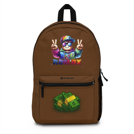 Premium Roblox School Backpack Brown 🎒✨