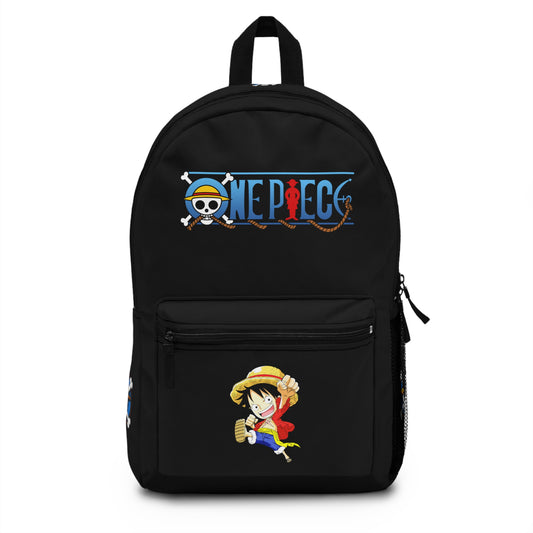 Monkey D. Luffy One Piece Anime Backpack Black 🏴‍☠️