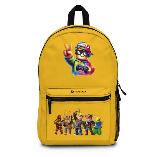 Personalized Roblox Backpack Yellow 🧵🎮