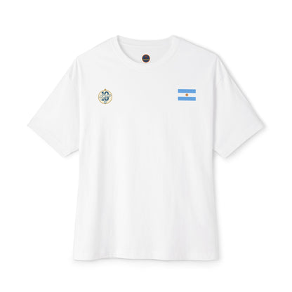 Remera Oversize Maradona Argentina 10 | Tribute Soccer Legend Tee ⚽🇦🇷👑