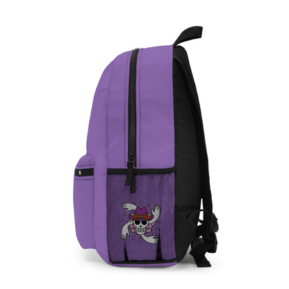 Nico Robin One Piece Premium Anime Backpack Light purple 🎒