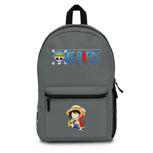 Monkey D. Luffy One Piece Anime Backpack Dark grey 🏴‍☠️
