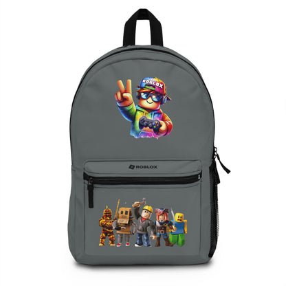 Personalized Roblox Backpack Dark grey 🧵🎮