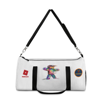 Roblox Themed Duffel Bag White 🧒🕹️ 👧