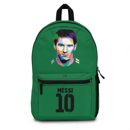 Leo Messi School Backpack for Boys Dark green 🎒🏆 ⚽