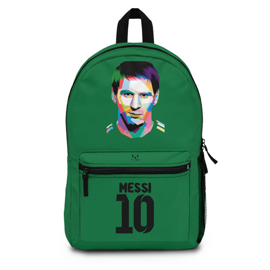 Leo Messi School Backpack for Boys Dark green 🎒🏆 ⚽