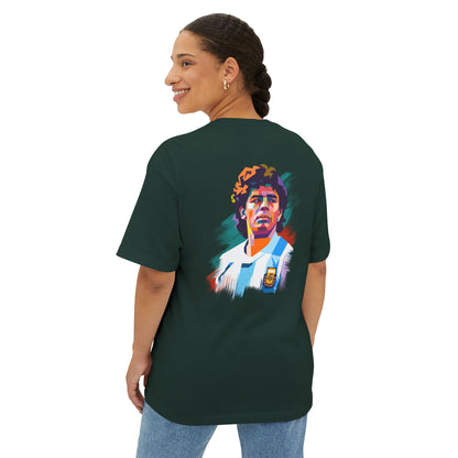 Remera Oversize Maradona Argentina 10 | Tribute Soccer Legend Tee ⚽🇦🇷👑