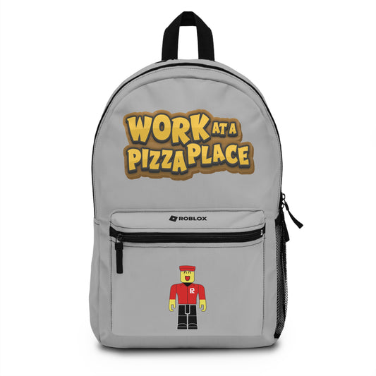 Roblox Pizza Party Backpack Light grey 🍕📚