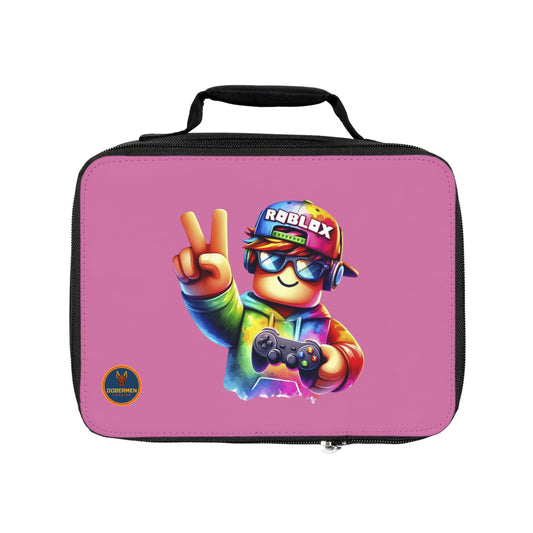 Vibrant Roblox Lunch Box Light pink 🌈 🎮🎒