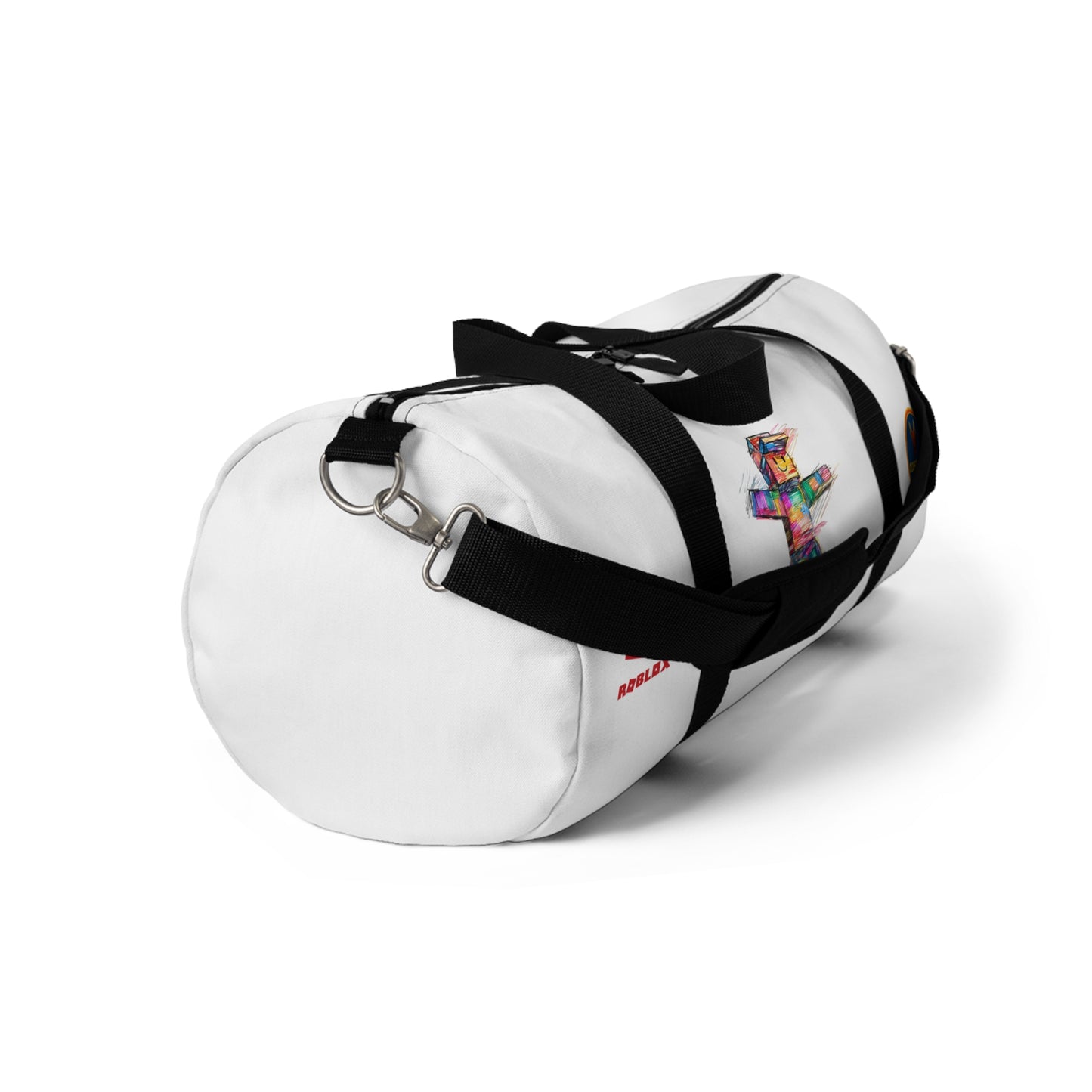 Roblox Themed Duffel Bag White 🧒🕹️ 👧