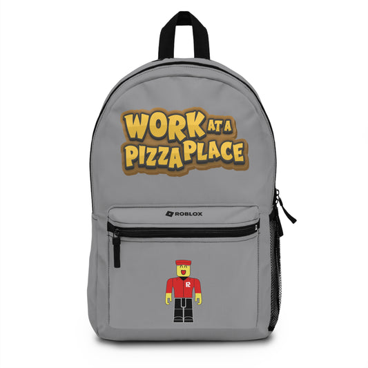 Roblox Pizza Party Backpack Grey 🍕📚