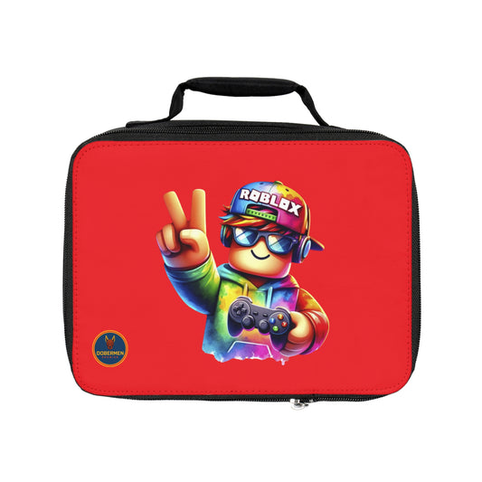 Vibrant Roblox Lunch Box Red 🌈 🎮🎒