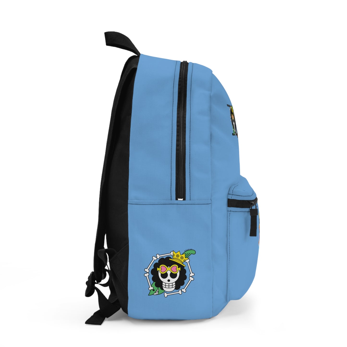 Brook One Piece Anime Backpack Light blue 🎵