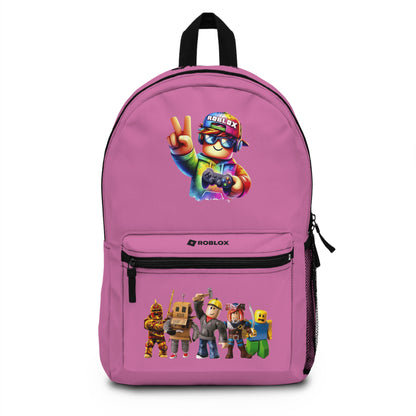 Personalized Roblox Backpack Light pink 🧵🎮