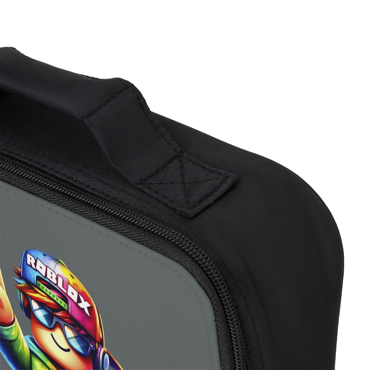 Vibrant Roblox Lunch Box Dark grey 🌈 🎮🎒