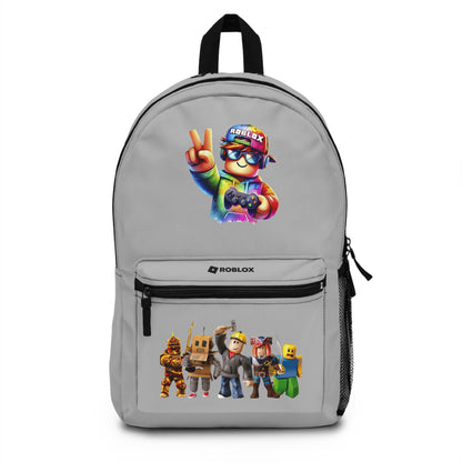 Personalized Roblox Backpack Light grey 🧵🎮