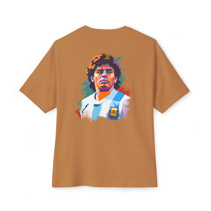 Remera Oversize Maradona Argentina 10 | Tribute Soccer Legend Tee ⚽🇦🇷👑