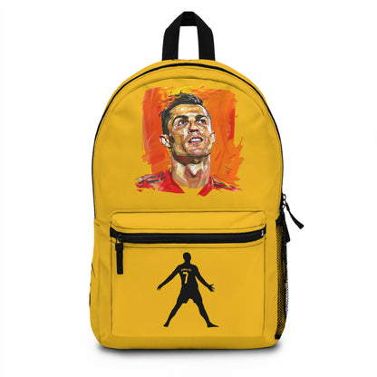 Cristiano Ronaldo CR7 Backpack Yellow ⚽🎒