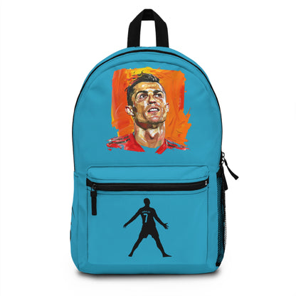 Cristiano Ronaldo CR7 Backpack Turquoise ⚽🎒
