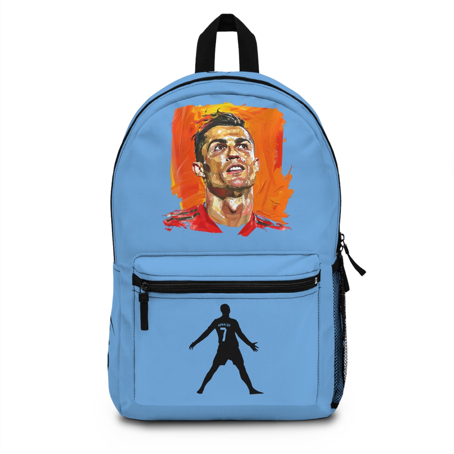 Cristiano Ronaldo CR7 Backpack Light blue ⚽🎒