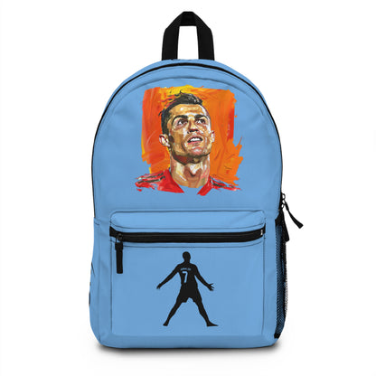 Cristiano Ronaldo CR7 Backpack Light blue ⚽🎒