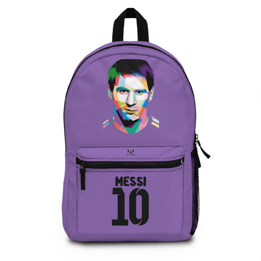 Leo Messi School Backpack for Boys Light purple 🎒🏆 ⚽