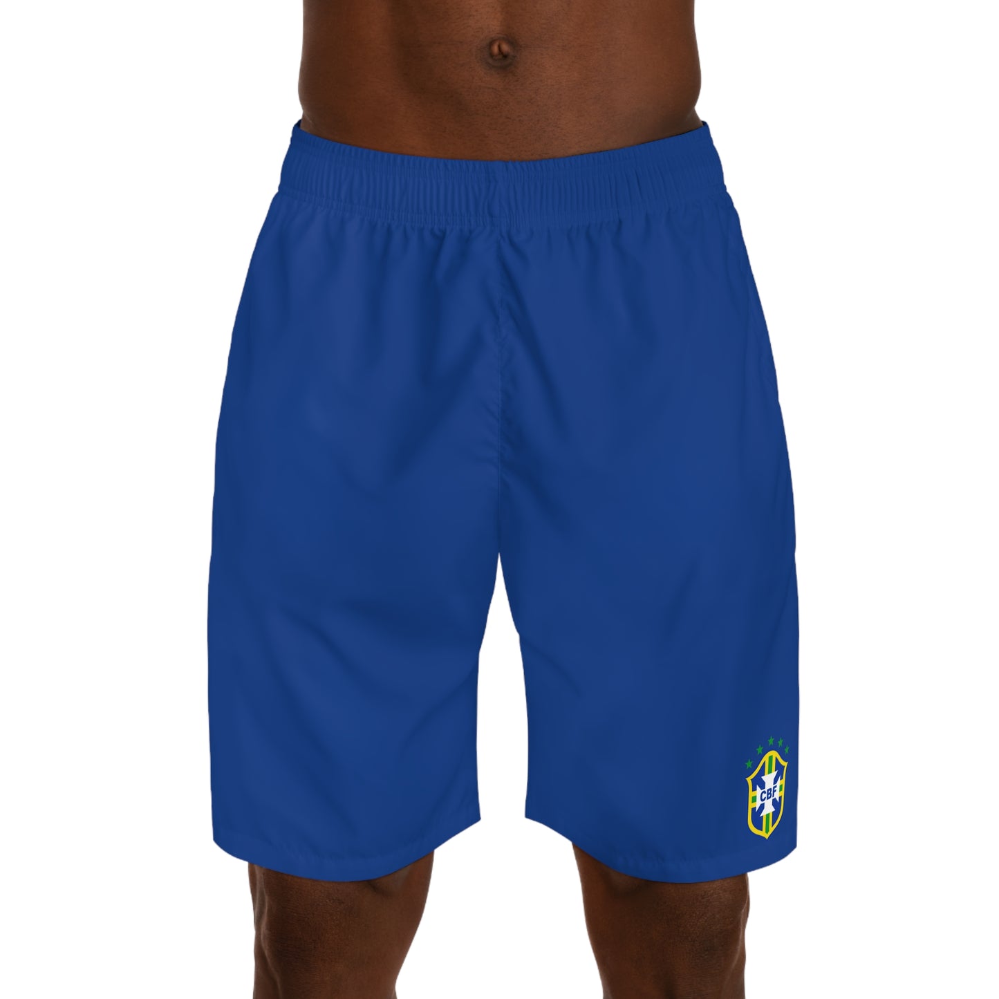 Brazilian Flag Men's Jogger Shorts, Summer Wear, Sports Shorts, Vacation Style, Casual Comfort, Pool Party Must-Have